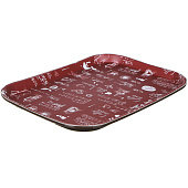 Поднос прямоугольный с антискользящим покрытием, 35х25 см 2 дизайна 862-391 Поднос прямоугольный с антискользящим покрытием, 35х25 см 2 дизайна 862-391