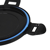 Контейнер герметичный для СВЧ с защелками круглый, 0,7л пластик 861-342 Контейнер герметичный для СВЧ с защелками круглый, 0,7л пластик 861-342