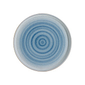 Тарелка закусочная, 21 см, голубая, Спираль, Azurro HS-HL1039890 Тарелка закусочная, 21 см, голубая, Спираль, Azurro HS-HL1039890