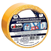 Скотч двустор. полипропилен 38ммх10м/UNIBOB