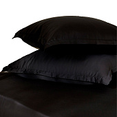 Наволочка SL Home Tencel 70х70+3 см , цв. чёрный 10285386