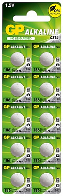Батарейка LR43/GP186 ( 1шт)GP Батарейка LR43/GP186 ( 1шт)GP