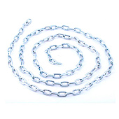 Цепь оцинк. DIN 766 короткое звено 3мм 5м/уп. Цепь оцинк. DIN 766 короткое звено 3мм 5м/уп.