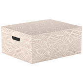  Коробка для хранения складная с крышкой "Листья", Д280 Ш370 В180 RUU-07 