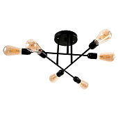  Светильник потолочный 80001/6BK 40Вт E27 /ЭкономСвет 