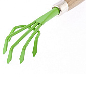 Рыхлитель 5-зубый, металлический, деревянная рукоятка, 330 мм// PALISAD 62353 Рыхлитель 5-зубый, металлический, деревянная рукоятка, 330 мм// PALISAD 62353