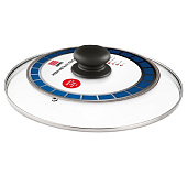 Крышка стеклянная 24см мет/ободок, пароотвод 43024 088383 Крышка стеклянная 24см мет/ободок, пароотвод 43024 088383