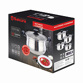 Кастрюля CLASSIC 24см нержавеющая сталь SA-P1024 Кастрюля CLASSIC 24см нержавеющая сталь SA-P1024