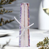  Набор свечей витых, 1,5х15 см, 2 штуки, белый, 7704603 