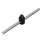 Вороток, 115 мм, квадрат 1/4", CrV, хром