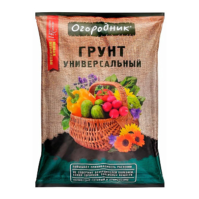 Грунт Огородник 9л Универсальный Грунт Огородник 9л Универсальный