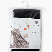  Фартук Этель Minimalist design 60х70 см, dark,лён 45%, хлопок 55% 395 г/м2 10300783 