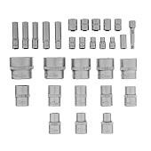 Набор инструментов, 76 предм., 1/2", 1/4", пластиковый кейс, Сибртех