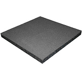Плитка из резиновой крошки 500х500х16мм Серый Плитка из резиновой крошки 500х500х16мм Серый