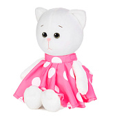 Мягкая игрушка Колбаскин&Мышель, Мышель в розовом платье в горошек, 20 см Мягкая игрушка Колбаскин&Мышель, Мышель в розовом платье в горошек, 20 см