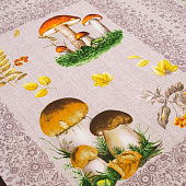 Дорожка (рогожка) 45х130 Грибочки 16242