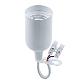  Патрон подвесной  Е27 белый с КЗВ Navigator 