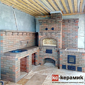 Кирпич печной аренберг ручная формовка 250х120х65мм [М-300] /Кирово-Чепецкий КЗ
