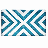  Коврик для ванной 50х80 Линия серый микрофибра Delphinium 