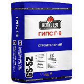 Гипс строительный Г-5 (16кг) /Геркулес Гипс строительный Г-5 (16кг) /Геркулес