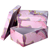 Подарочная коробка «Amethyst», pink (23х16х9.5) Подарочная коробка «Amethyst», pink (23х16х9.5)