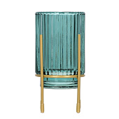 Подсвечник Qwerty Elektra, стекло, 12х8,5 см, сепия Подсвечник Qwerty Elektra, стекло, 12х8,5 см, сепия