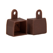 Заглушка шины коричневая (2шт) в упак. Заглушка шины коричневая (2шт) в упак.