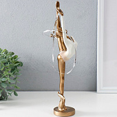 Сувенир полистоун "Гимнастка с лентой" бронза 14х6,5х32,5 см 9837989 Сувенир полистоун "Гимнастка с лентой" бронза 14х6,5х32,5 см 9837989