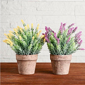 Искусственный цветок в горшке Сантолина, 10?22 см, МИКС Искусственный цветок в горшке Сантолина, 10?22 см, МИКС