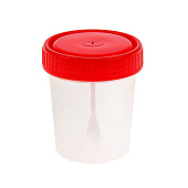 Контейнер для биопроб АЛМАСА 60мл.стер. с ложкой в инд.упак. Контейнер для биопроб АЛМАСА 60мл.стер. с ложкой в инд.упак.