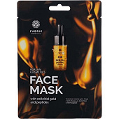 Маска для лица тканевая Fabrik cosmetology с коллоидным золотом и пептидами Маска для лица тканевая Fabrik cosmetology с коллоидным золотом и пептидами