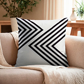  Наволочка 40х40 декоративная Этель Геометрия Абстракция велюр, 7061202 