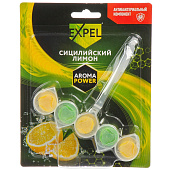 Подвесной блок для унитаза EXPEL Сицилийский лимон 50г Подвесной блок для унитаза EXPEL Сицилийский лимон 50г