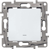 Механизм выкл. 1-кл. СП Etika с подсветкой бел. Leg Механизм выкл. 1-кл. СП Etika с подсветкой бел. Leg