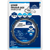  Диск пильный цепной для УШМ 125х22,23мм 14 зуб Vertextools 