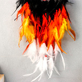 Ловец снов "Паутинка" чёрно-жёлто-оранжевый d=18 см 68х18 см 7119100 Ловец снов "Паутинка" чёрно-жёлто-оранжевый d=18 см 68х18 см 7119100