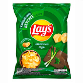  Чипсы Lay's Зеленый лук 70гр 