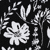  Салфетка (жаккард) 30х45 Этель Flowers black 6705301 