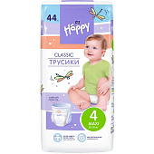 Подгузники-трусики Bella Happy Classic Maxi 44шт (8-14кг) Арт.BB-055-LU44-E04 Подгузники-трусики Bella Happy Classic Maxi 44шт (8-14кг) Арт.BB-055-LU44-E04