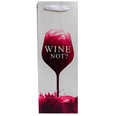  Пакет ламинированный под бутылку Wine not, 13 x 35 x 10 см   5035712 