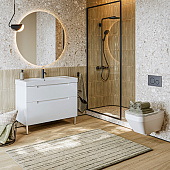 Тумба Ванкувер 100 напольная белая с раковиной Гремми 100 Т10/2н Aqwella Тумба Ванкувер 100 напольная белая с раковиной Гремми 100 Т10/2н Aqwella