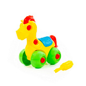 Конструктор Полесье Лошадка, 22 элемента, 83548 Конструктор Полесье Лошадка, 22 элемента, 83548