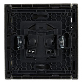 Розетка встраиваемая без заземления, цвет сталь, IEK FORTE&PIANO Розетка встраиваемая без заземления, цвет сталь, IEK FORTE&PIANO