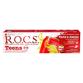  Зубная паста детская ROCS 74 для школьников Кола/Лимон 