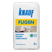 Шпаклевка гипсовая универсальная Фуген (5кг) /Knauf Шпаклевка гипсовая универсальная Фуген (5кг) /Knauf