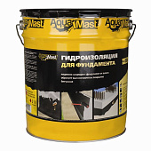 Мастика битумная AquaMast фундамент /10кг Мастика битумная AquaMast фундамент /10кг