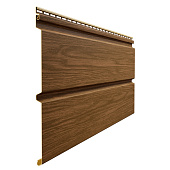 Сайдинг Docke LUX под дерево, Брус, Миндаль 3600х300мм Сайдинг Docke LUX под дерево, Брус, Миндаль 3600х300мм