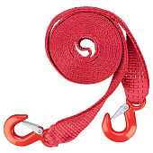  Трос полиэстер длина 5 м лента 50 мм нагрузка на разрыв 5 тонн крюки 160 гр закалка STAFF SKYWAY 