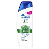  Шампунь HEAD & SHOULDERS 2в1 Освежающий ментол 200мл 