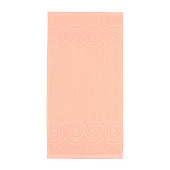 Полотенце 70х130 махровое Love Life Border цвет персиковый, 100% хлопок, 380 гр/м2 Полотенце 70х130 махровое Love Life Border цвет персиковый, 100% хлопок, 380 гр/м2